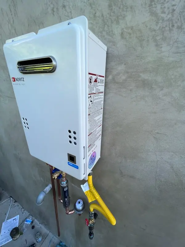Tankless water heater installation for Gainey Ranch homes